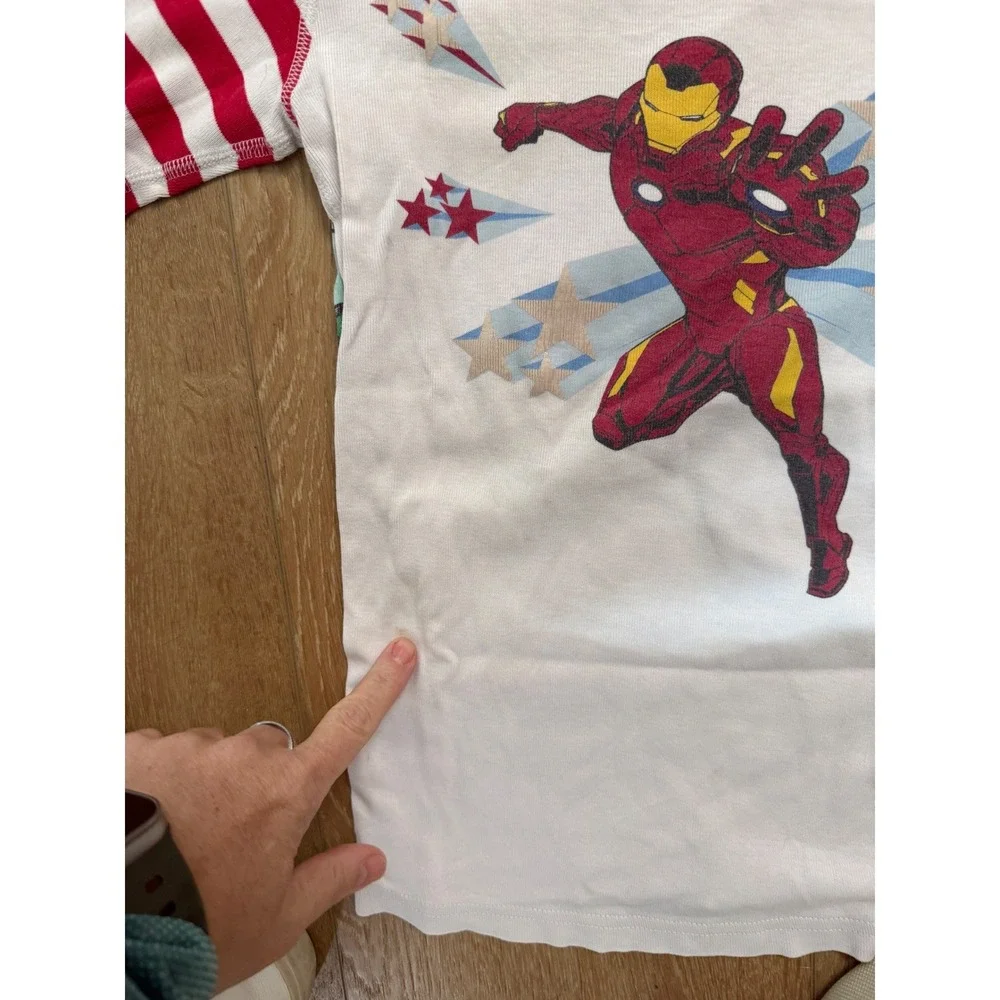 Hanna Andersson Pajamas Kids Size 10 Multicolor‎ Peanuts Marvel Holiday 8pc Lot